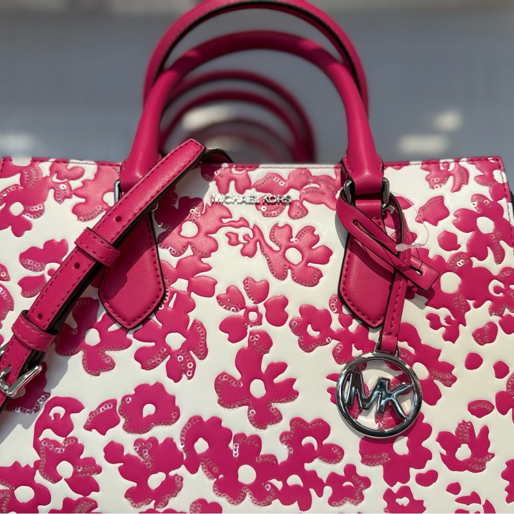 Michael Kors Pink Floral Women's Bag